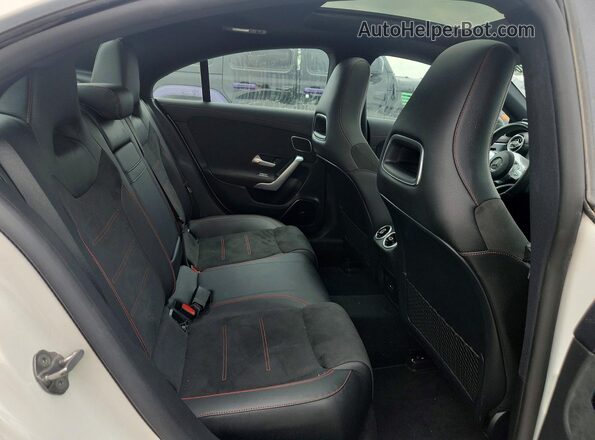 W1K5J4GB4MN153805 2021 MERCEDES-BENZ CLA-CLASS White Rear interior view