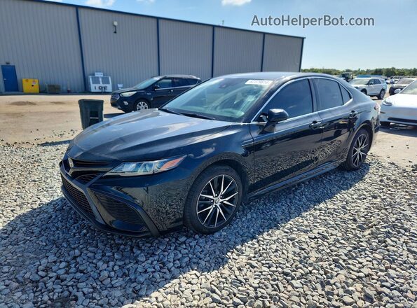 4T1G11AK4NU630472 2022 TOYOTA CAMRY Black უკანა მარცხენა