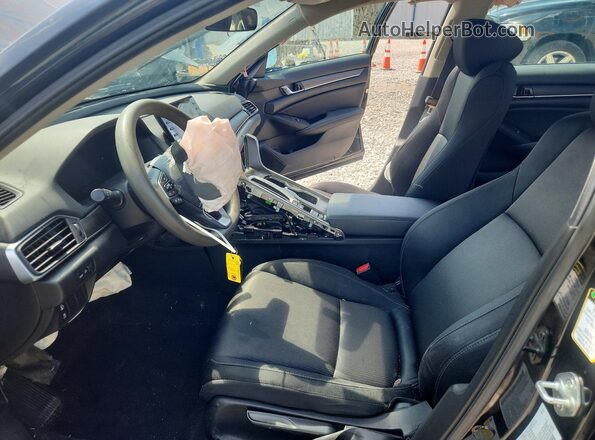 1HGCV1F12MA086689 2021 HONDA ACCORD Black Вид панелі приладів