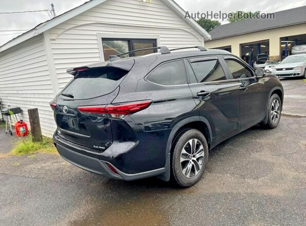 5TDKDRBH2PS010377 2023 TOYOTA HIGHLANDER Black Front right