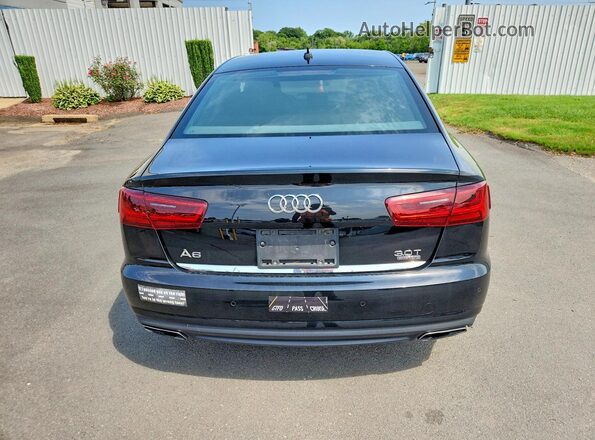 WAUHGAFC8GN007438 2016 AUDI A6 Черный Вид салона спереди