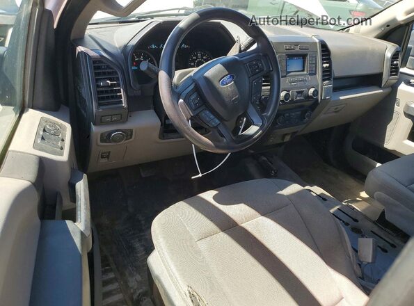 1FTEW1P46KKD91682 2019 FORD F150 White Instrument cluster view