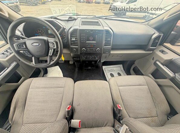 1FTEW1EG6HKD74905 2017 FORD F150 White Հետևի նստատեղերի տեսք