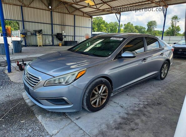 5NPE24AFXGH395716 2016 HYUNDAI SONATA Silver Trasero izquierdo