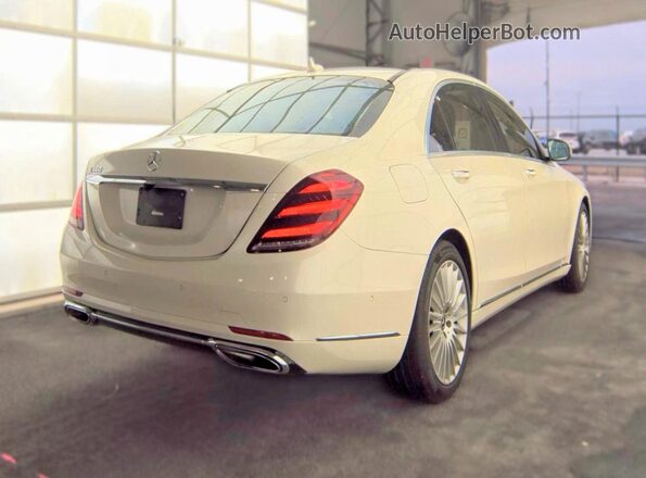 WDDUG8DB7JA369186 2018 MERCEDES-BENZ S White Delantero derecho