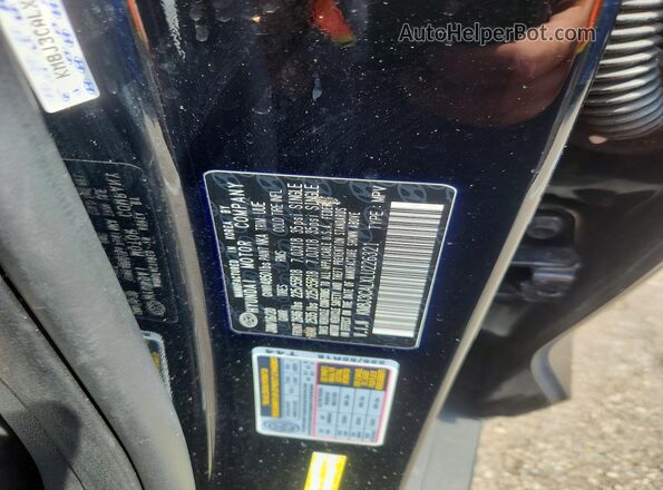 KM8J3CALXLU226321 2020 HYUNDAI TUCSON Black Widok wnętrza 360 stopni