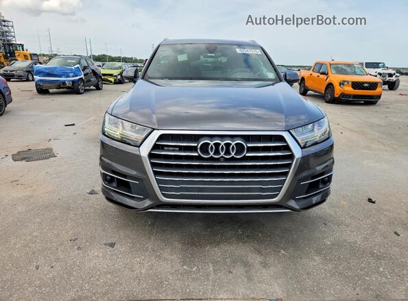 WA1VAAF78JD054762 2018 AUDI Q7 Gray უკანა ხედი