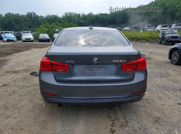 WBA8F1C50JK898407 2018 BMW 3 SERIES Серый Вид салона спереди