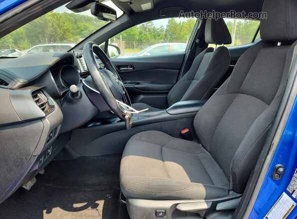 NMTKHMBX3JR037916 2018 TOYOTA C-HR Blue წინა პანელის ხედი