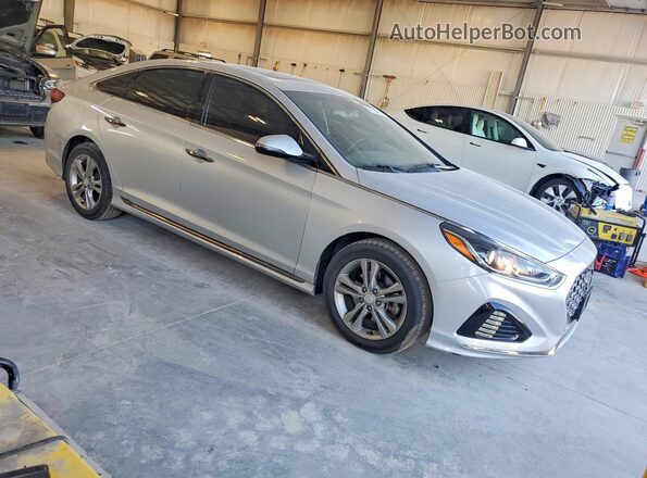 5NPE34AF2JH712392 2018 HYUNDAI SONATA Silver წინა ხედი