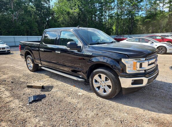 1FTEW1C51KFB00352 2019 FORD F150 Black Widok z przodu