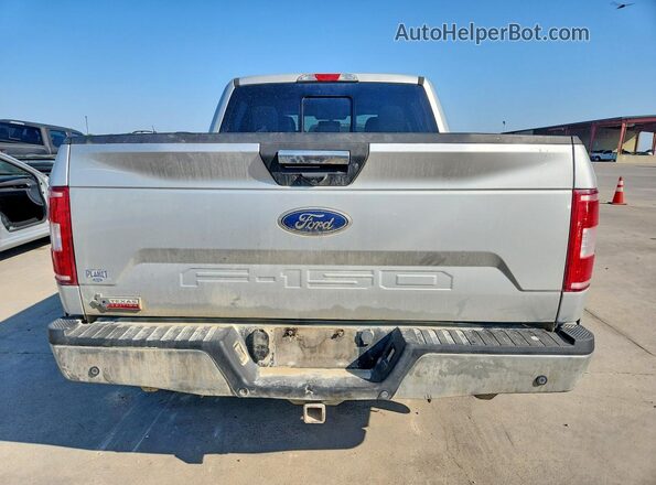 1FTEW1E58JKF39910 2018 FORD F150 Silver Widok wnętrza z przodu