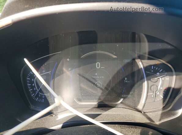 5NMS53AA2KH020482 2019 HYUNDAI SANTA FE Gray Vista de los asientos traseros