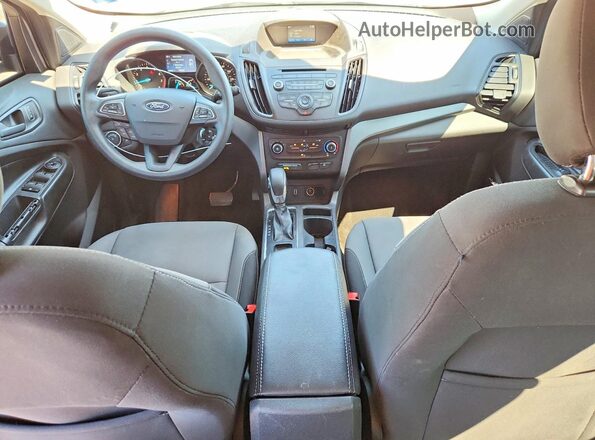1FMCU0F77JUC89129 2018 FORD ESCAPE Белый Вид щитка приборов