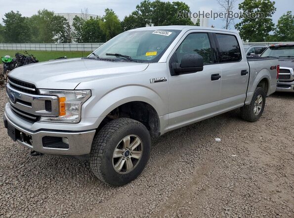 1FTEW1E54KFB37554 2019 FORD F150 Silver Задня ліва чверть