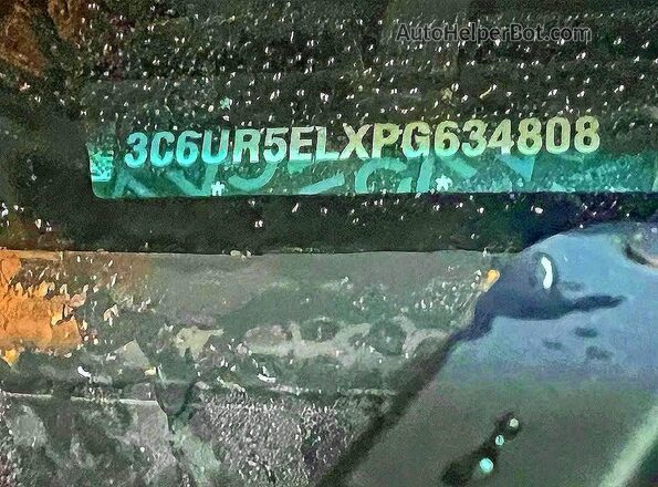 3C6UR5ELXPG634808 2023 RAM 2500 Gray Սալոնի հետևի տեսք