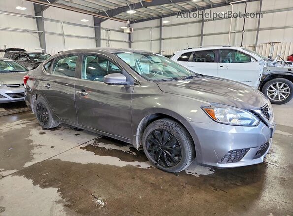 3N1AB7AP7GL648454 2016 NISSAN SENTRA Silver Front view