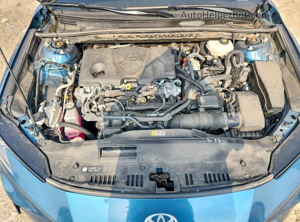 4T1DAACK3SU035138 2025 TOYOTA CAMRY Teal Engine compartment view