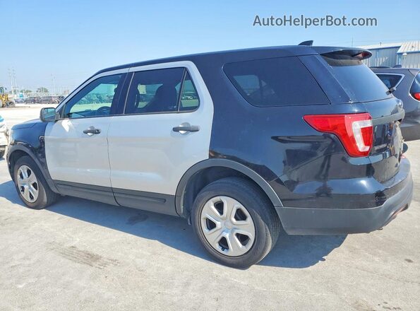 1FM5K8AT3HGC35594 2017 FORD EXPLORER Black Tył prawy