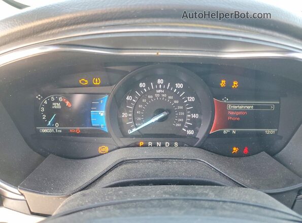 3FA6P0HD5KR160820 2019 FORD FUSION Silver Вид задніх сидінь