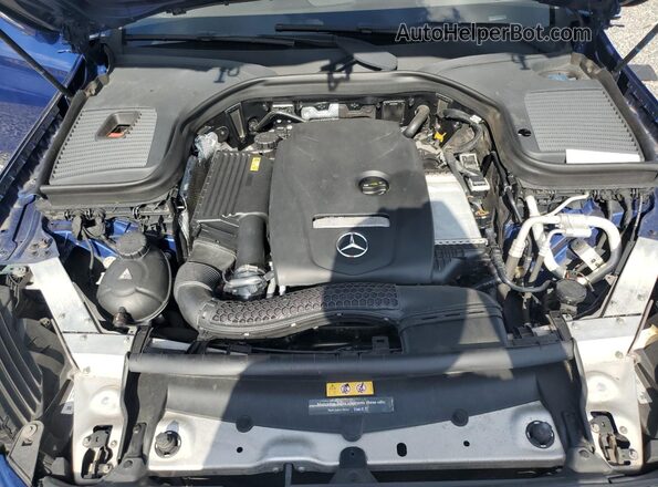 WDC0G4JB9HF127576 2017 MERCEDES-BENZ GLC-CLASS Blue Vista de la etiqueta del VIN