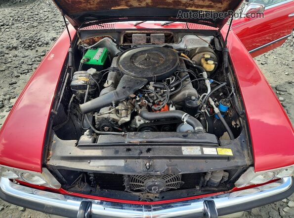 10704412003659 1972 MERCEDES-BENZ SL-CLASS Red Вид підкапотного простору