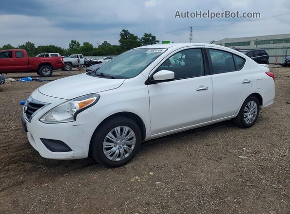 3N1CN7AP0KL850609 2019 NISSAN VERSA White Trasero izquierdo