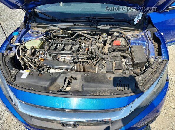 19XFC1F96GE002298 2016 HONDA CIVIC Blue ძრავის განყოფილების ხედი