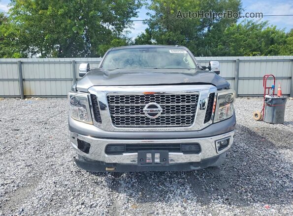 1N6BA1F24HN509508 2017 NISSAN TITAN Gray Vista trasera