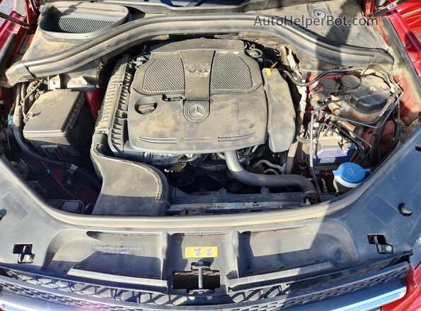 4JGDA5JB7HA826888 2017 MERCEDES-BENZ GLE Red Widok naklejki z numerem VIN