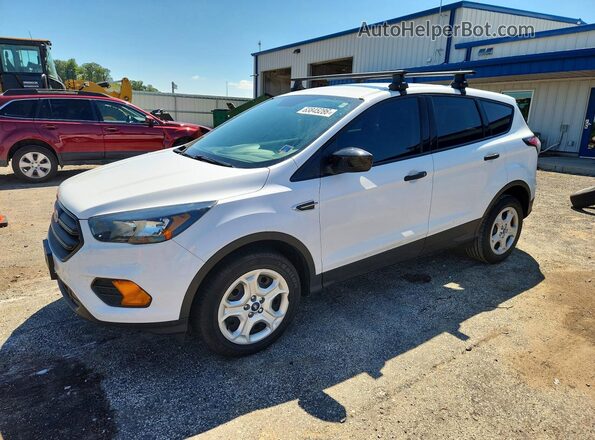 1FMCU0F77JUC89129 2018 FORD ESCAPE Белый Задняя левая четверть