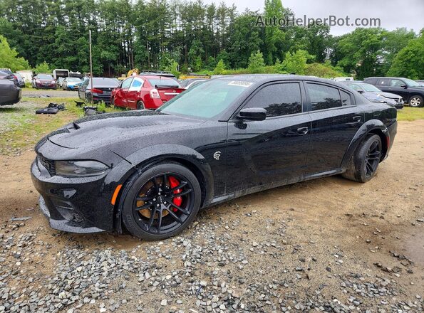 2C3CDXL9XMH585938 2021 DODGE CHARGER Black Հետևի ձախ