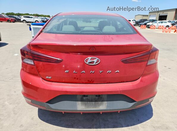 5NPD74LF7KH489264 2019 HYUNDAI ELANTRA Maroon Սալոնի դիմացի տեսք