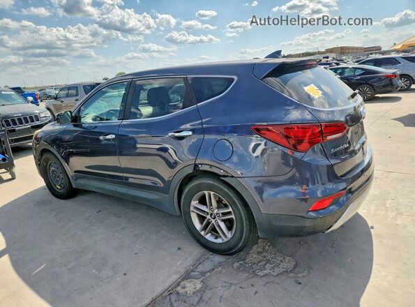 5XYZT3LB7HG410961 2017 HYUNDAI SANTA Blue Задня права чверть