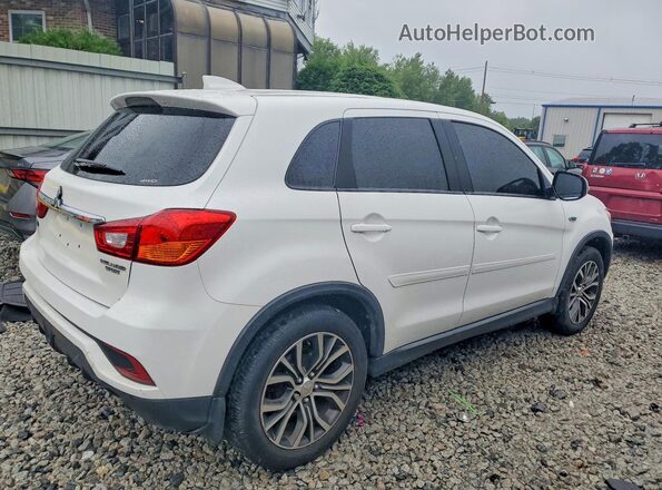 JA4AR3AU1KU016551 2019 MITSUBISHI OUTLANDER Белый Передняя правая четверть