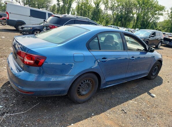 3VW267AJXGM292655 2016 VOLKSWAGEN JETTA Blue Передня права чверть