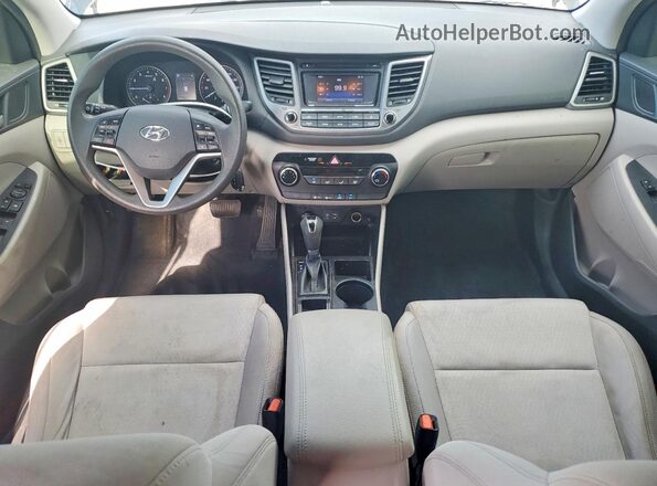 KM8J23A49HU494988 2017 HYUNDAI TUCSON Black Vista del cuadro de instrumentos
