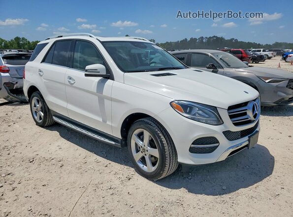 4JGDA5JB1JB048121 2018 MERCEDES-BENZ GLE White Widok z przodu