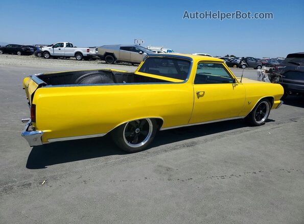 45480L109684 1964 CHEVROLET EL Yellow Tył prawy