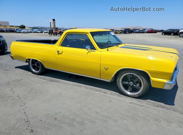 45480L109684 1964 CHEVROLET EL Yellow Przód prawy