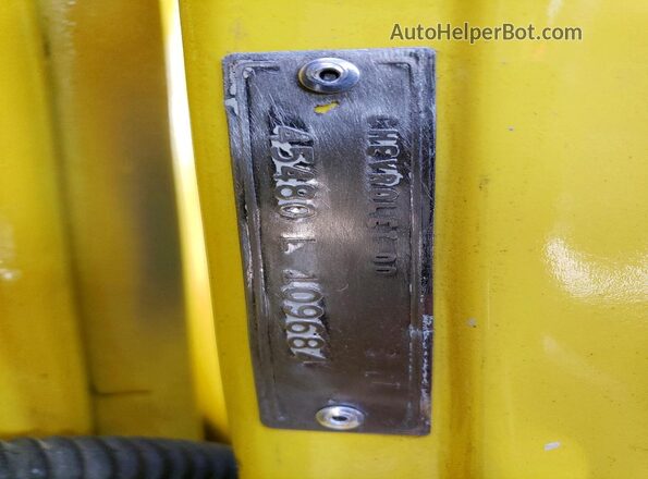 45480L109684 1964 CHEVROLET EL Yellow Widok komory silnika