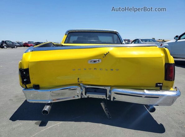 45480L109684 1964 CHEVROLET EL Yellow Widok z tyłu