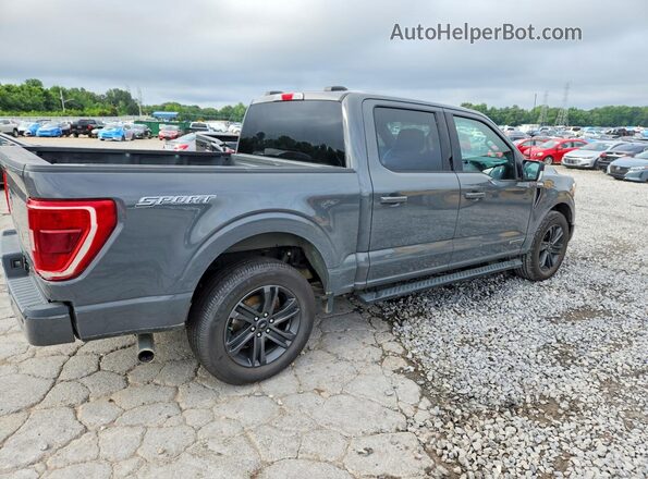 1FTFW1CD4MFD03489 2021 FORD F150 Gray Передня права чверть