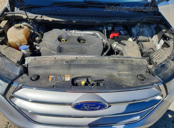 2FMPK4J93GBB24877 2016 FORD EDGE Серебряный Вид подкапотного пространства