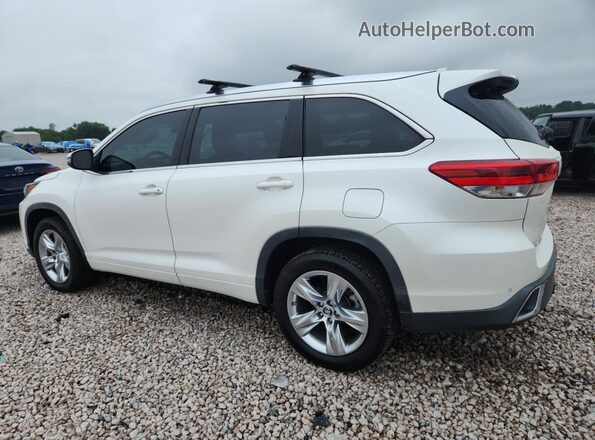 5TDYZRFH0KS345135 2019 TOYOTA HIGHLANDER White უკანა მარჯვენა
