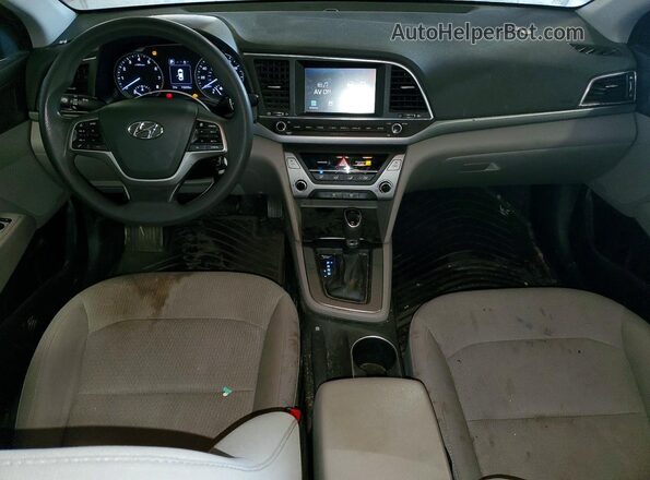 5NPD84LF3JH212929 2018 HYUNDAI ELANTRA Красный Вид щитка приборов