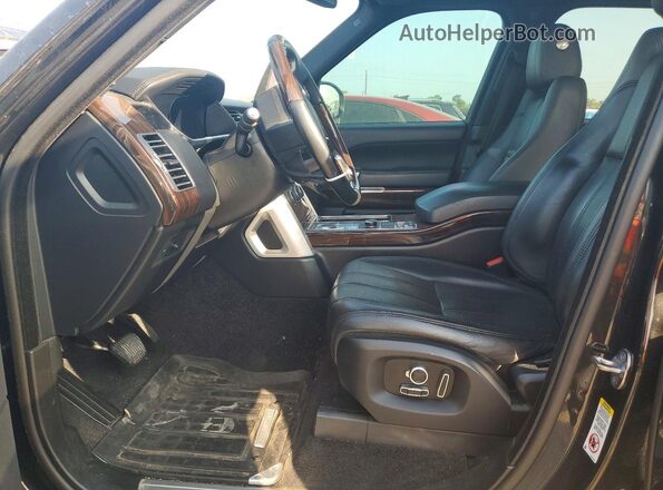 SALGS2KF1GA268946 2016 LAND ROVER RANGE ROVER Black Առջևի վահանակի տեսք