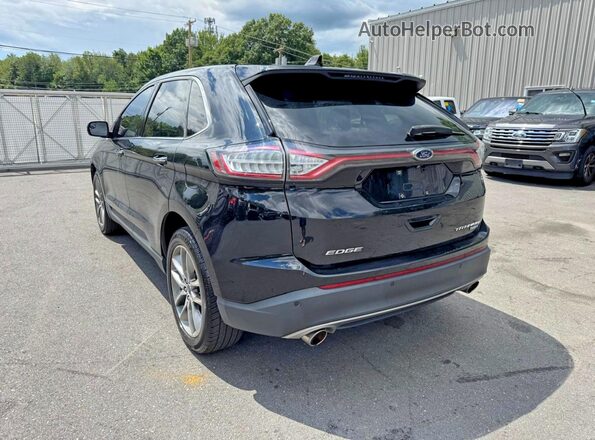 2FMPK4K95HBB18756 2017 FORD EDGE Black უკანა მარჯვენა