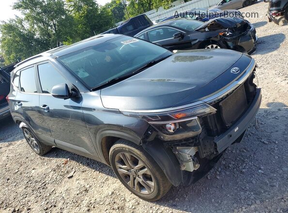KNDEU2AA0M7098800 2021 KIA SELTOS Black Front view
