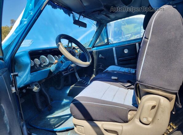 45680L143560 1964 CHEVROLET EL Blue Widok wnętrza z przodu